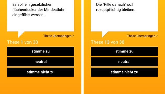 Wahl-O-Mat: Die Android-App zur Bundestagswahl 2013 ist da