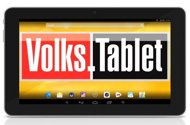 volks tablet front