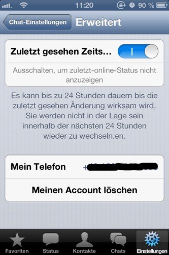 whatsapp iOS 2