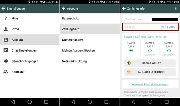whatsapp payment subscription