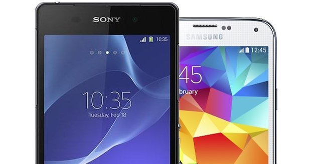 xperiaz2 galaxys5