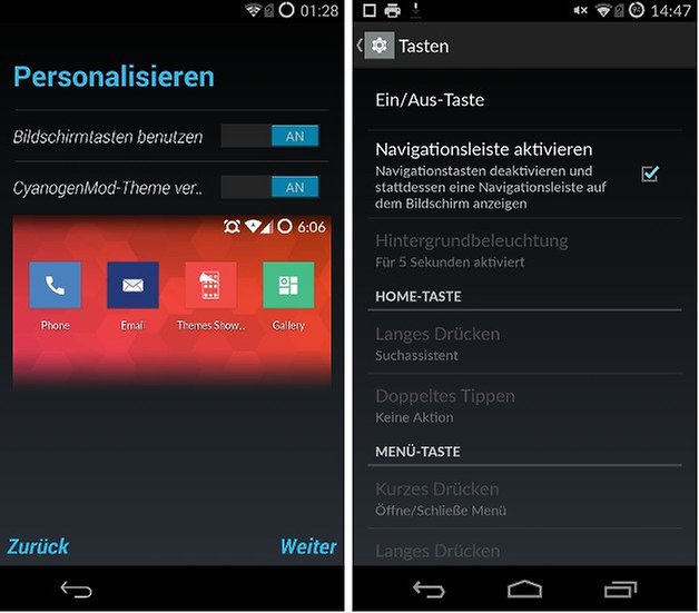 DE oneplus one software 3