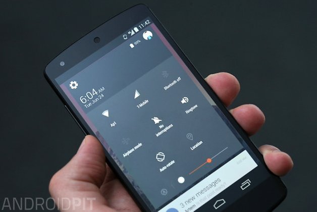 android L Quick settings teaser