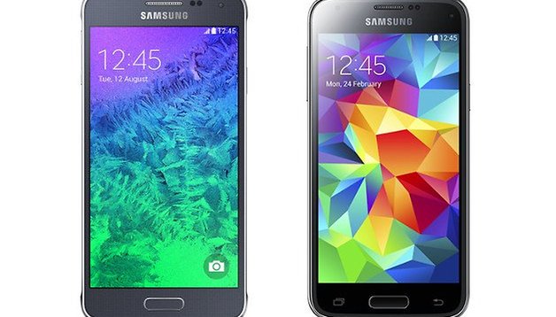 Samsung Galaxy Alpha vs Galaxy S5 Mini - Comparación