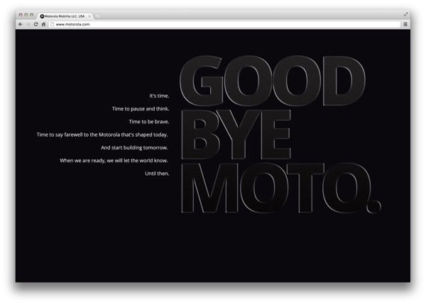 goodbye moto 4