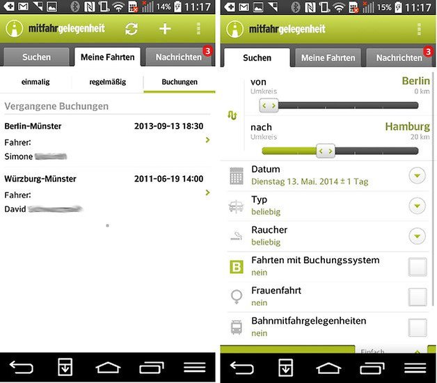 mitfahrgelegenheit apptest 1