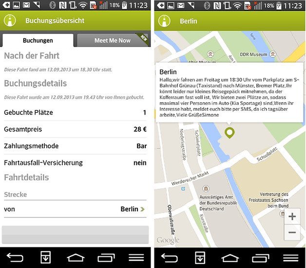 mitfahrgelegenheit apptest 2