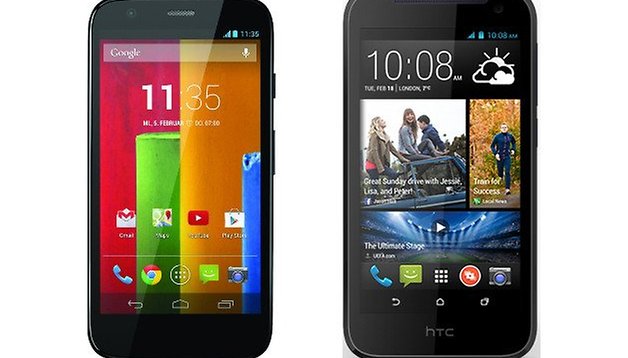Moto G versus Desire 310: Die neue Mittelklasse