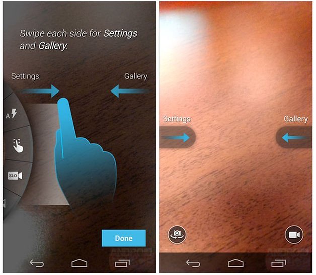 Camera stock Android Nexus 4 gravar videos