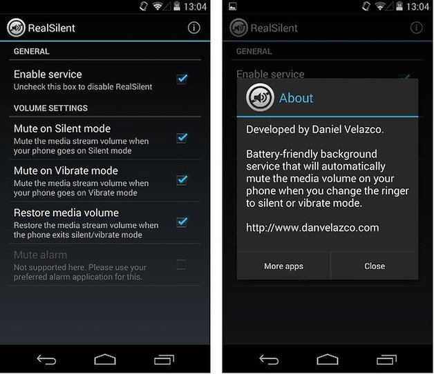 nexus5 realsilent
