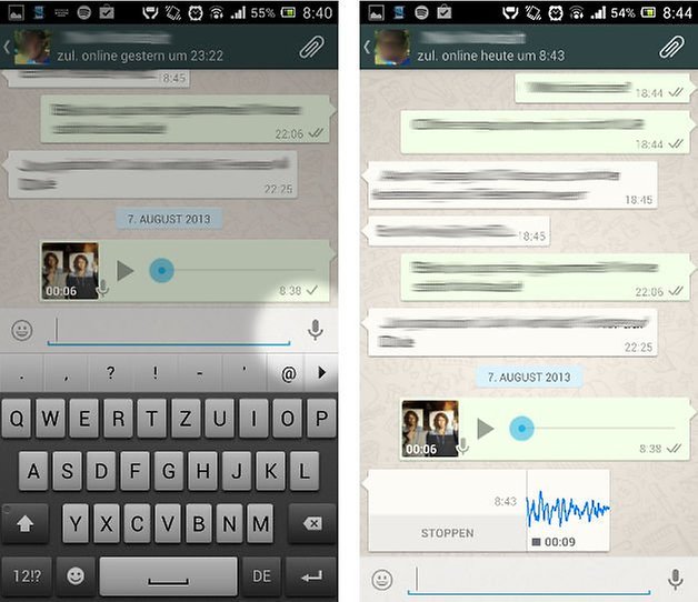 Camera stock Android Nexus 4 gravar videos