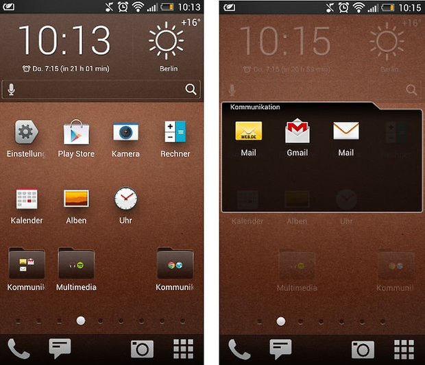 yandex homescreen folder