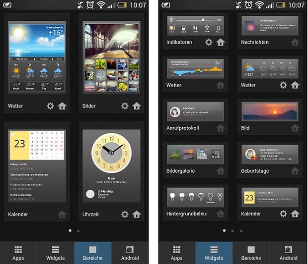 yandex widgets panels
