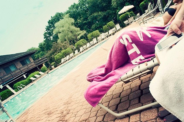 smartphone pool