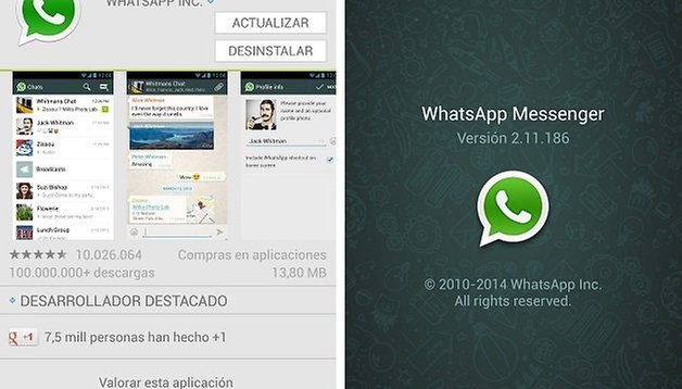 ¡La última actualización de WhatsApp llega a Google Play!