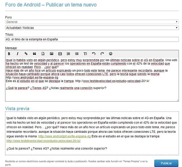 vista previa foro androidpit