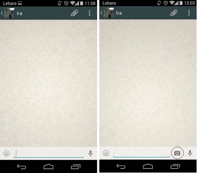 ¡Nueva APK de WhatsApp! - Nuevo icono de cámara en el chat 