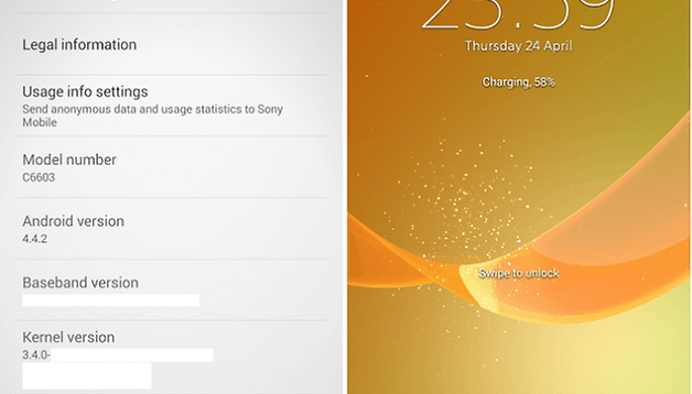 Imágenes del Sony Xperia Z con Android 4.4.2 KitKat