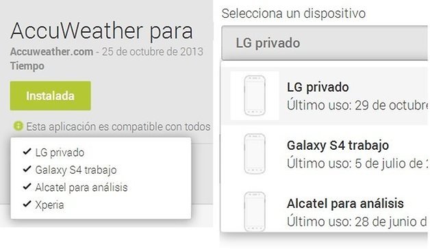 google play dispositivos 4