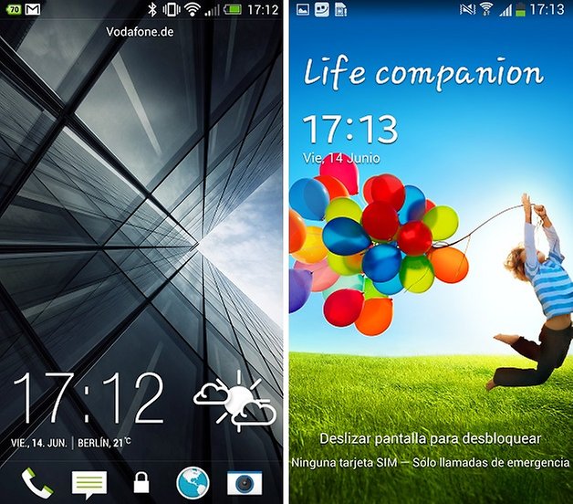 comparacion sense touchwiz2