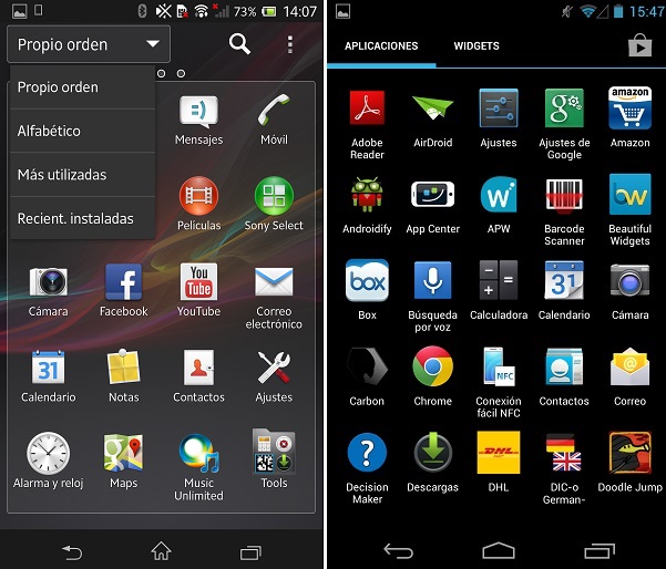 xperia nexus apps