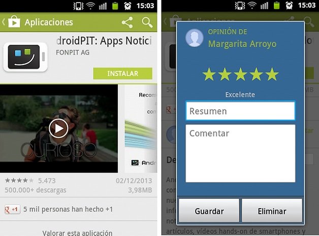 critero aplicaciones