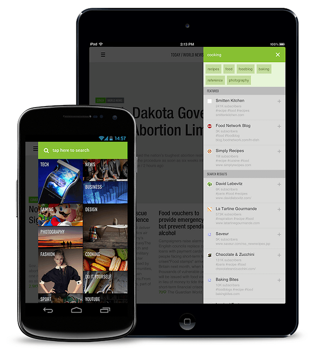 feedly new search