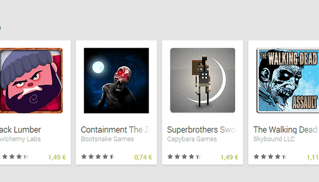 Google Play Store - Rebajas en ocho juegos indie