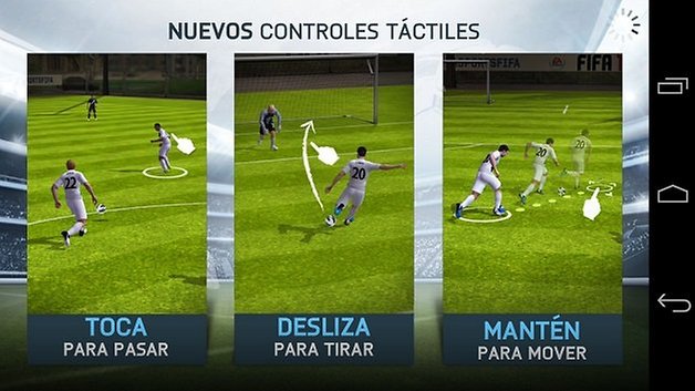 controles tactiles
