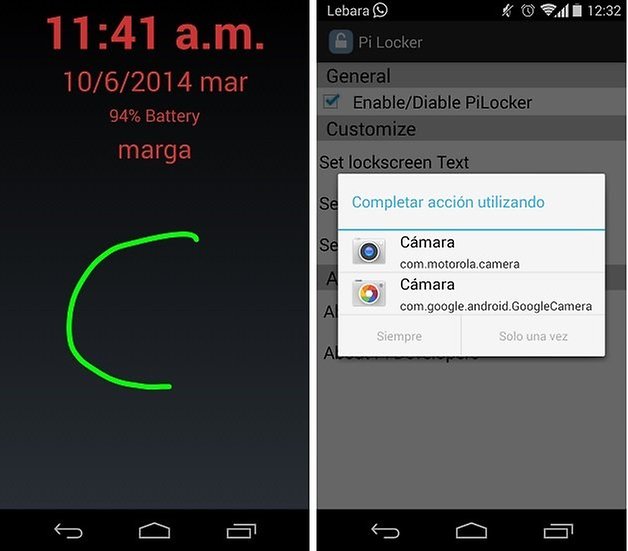 gestos bloqueo android 4