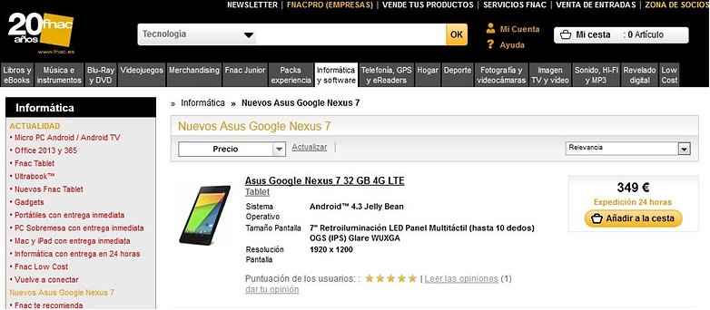 fnac captura