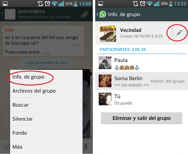 nombre para grupos de whatsapp