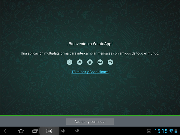 whatsapp tablet
