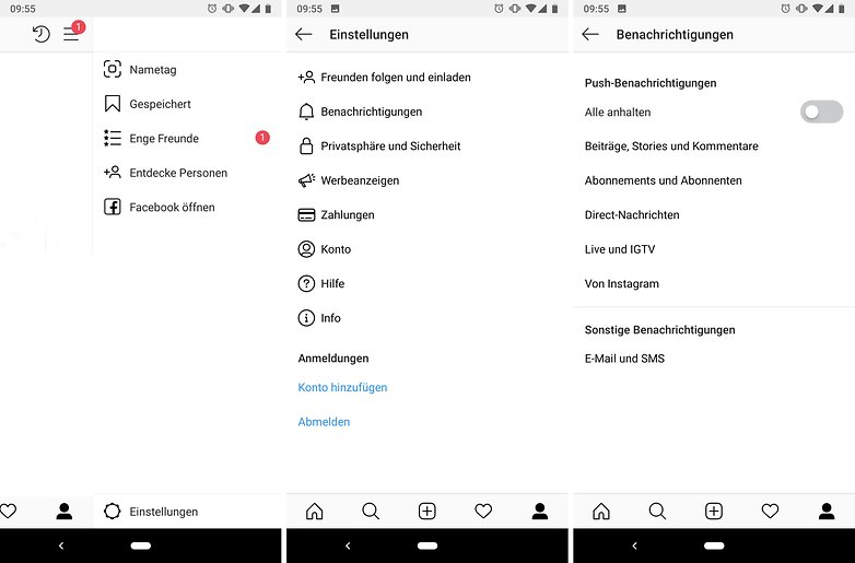Instagram notification settings deutsch ap 01