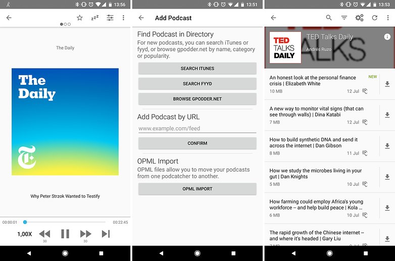 best podcast apps android antennaPod 01