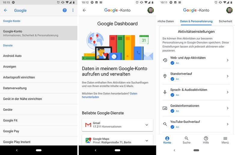 google dashboard on phone ap 01