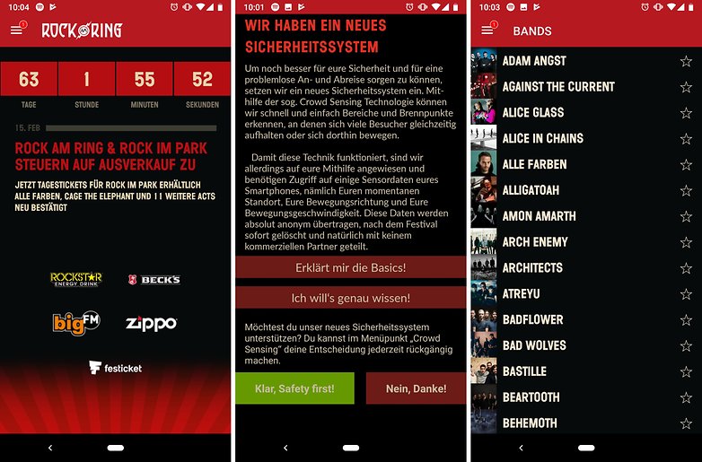 rock am ring festival app