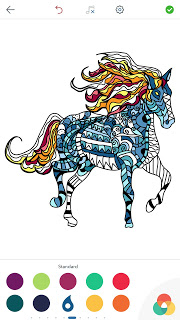 Dibujos de caballos para colorear para adultos