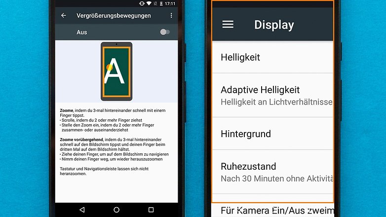 AndroidPIT gestures for android 7