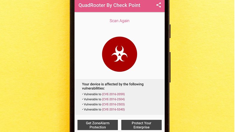 AndroidPIT quadrooter security issue