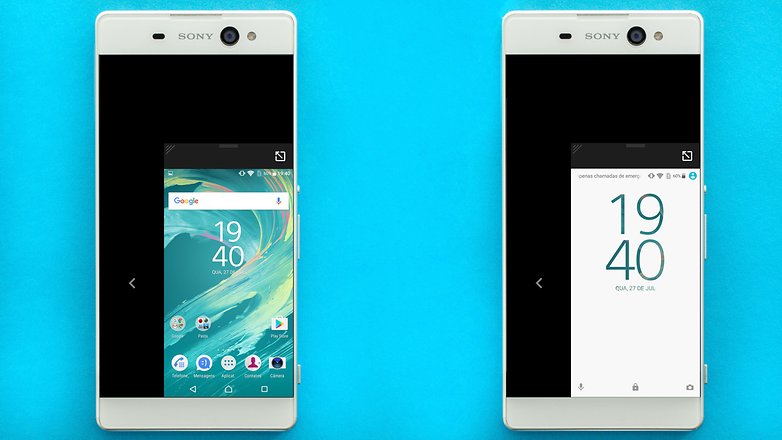 AndroidPIT sony xperia xa ultra screenshot 1 one hand