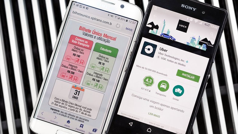 androidpit bra uber sao paulo bilhete unico
