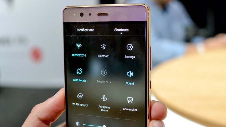 androidpit huawei p9 plus quick settings