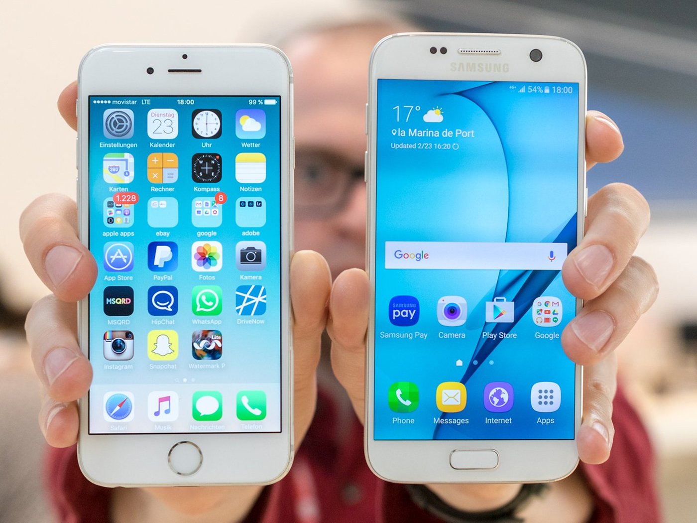 agenda luisteraar Let op Samsung Galaxy S7 vs iPhone 6S comparison | NextPit
