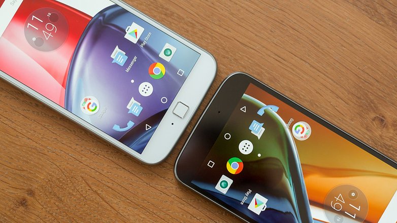 anroidpit moto g4 vs moto g4 fingerprint scanner