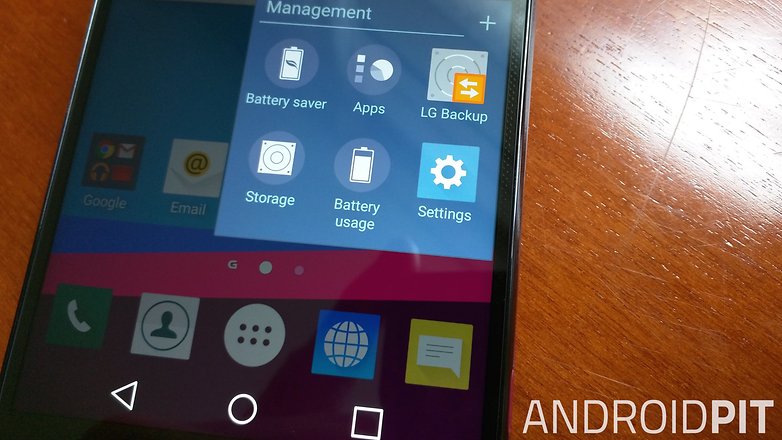 lg g4 front software