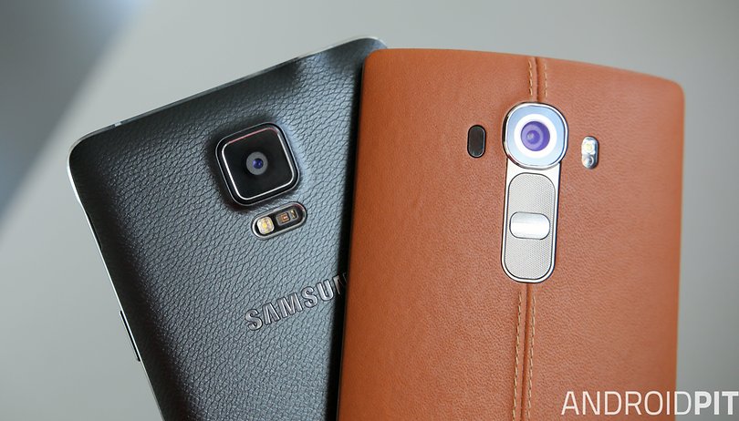 Galaxy Note 4 vs LG G4 comparison: friend or faux?
