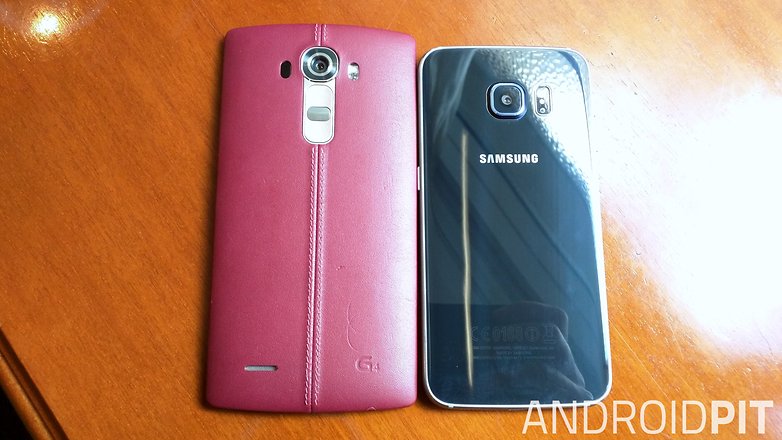 lg g4 samsung galaxy s6 edge back full