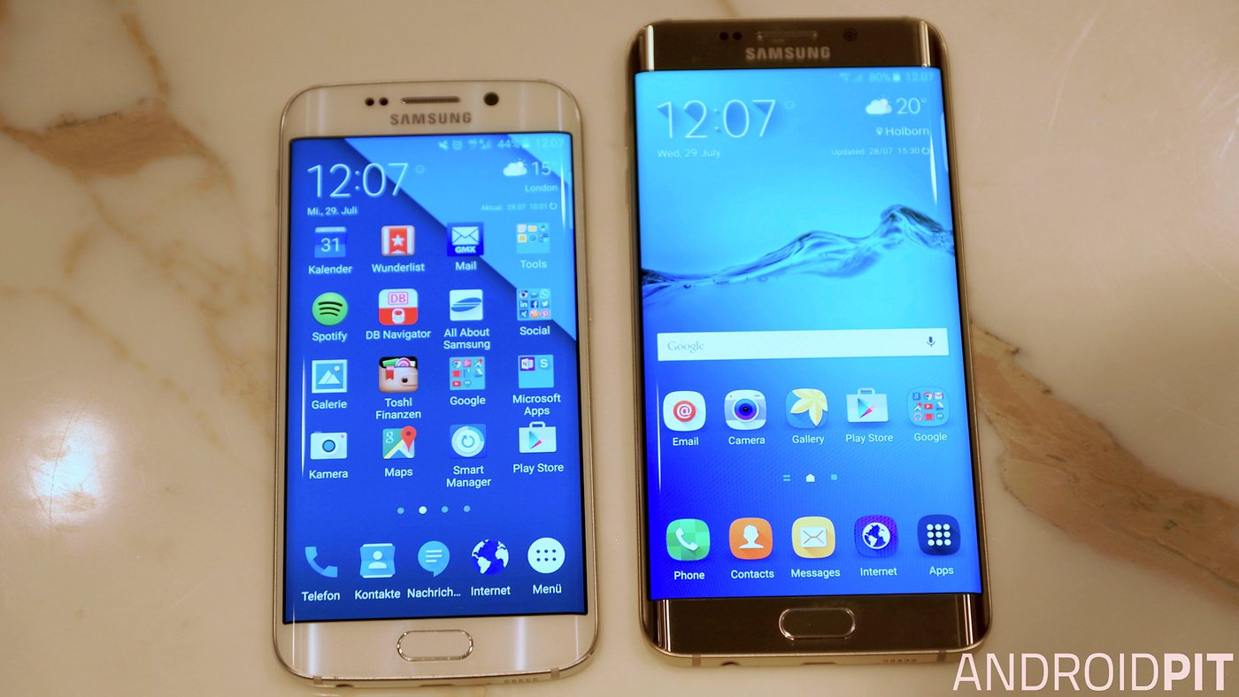 Manuscript schoner Empirisch Samsung Galaxy S6 Edge vs S6 Edge+ comparison | NextPit