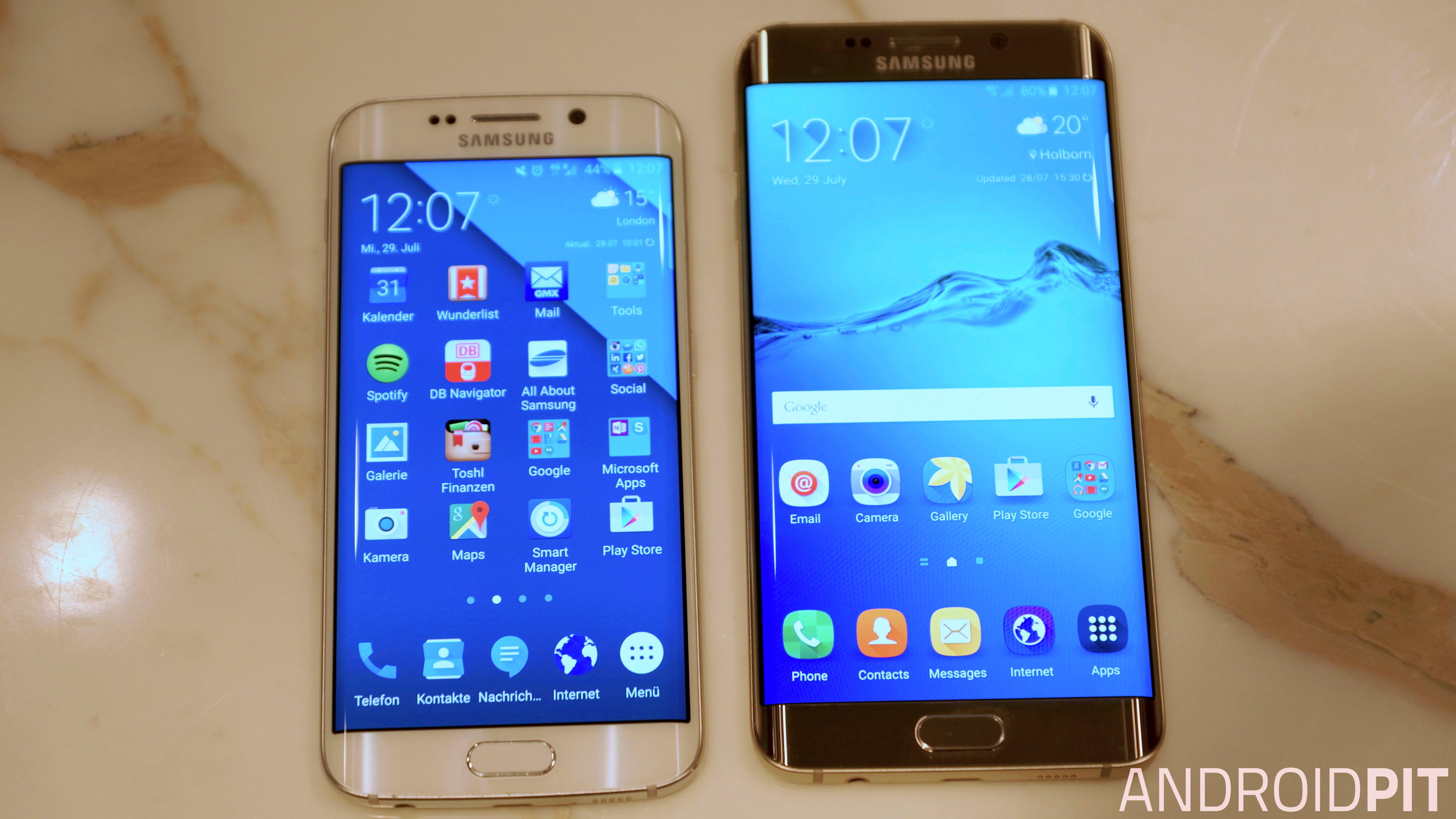 Samsung Galaxy S6 Edge Plus Vs Galaxy S6 Edge Internes Familienduell
